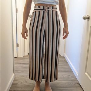 Aritzia Wilfred striped pants